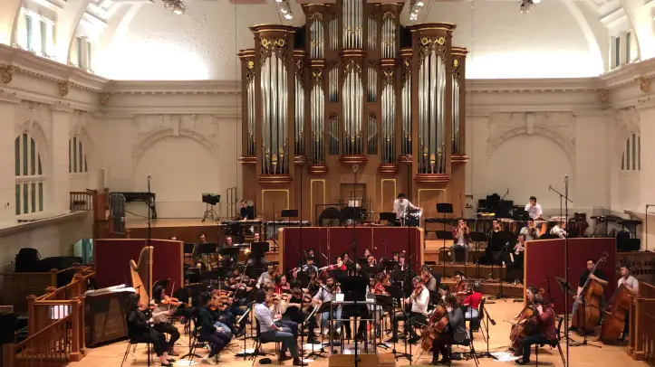 Recording of composition at Amarayllis Fleming Concert Hall